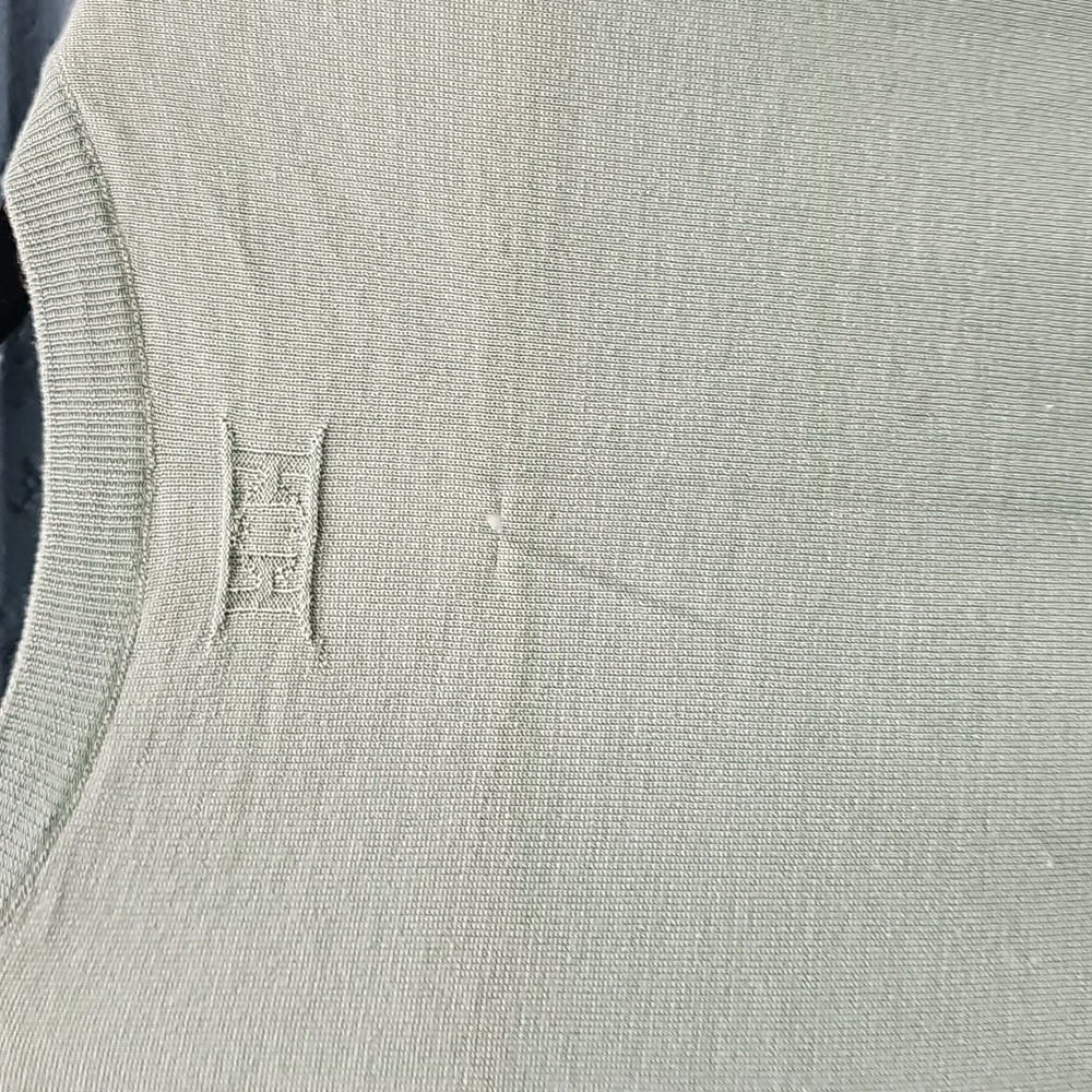 Escada Mint Green Knit Cardigan Size M Silk & Virgin Wool - Picture 6 of 7